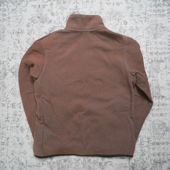 Nike Sportswear Tech Fleece Half-Zip Sweatshirt Brown DQ4314-259 - Men's Medium - Picture 5 of 7